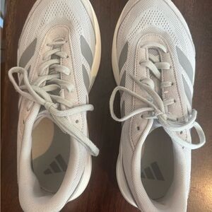 Adidas Light Gray Lightmotion Athletic Shoes